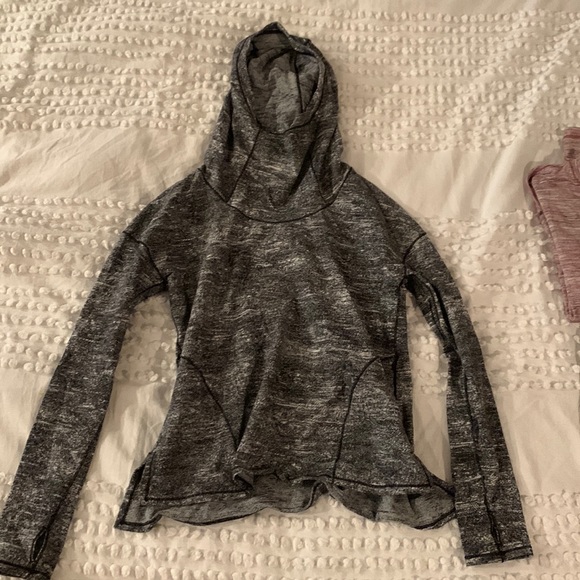 lululemon athletica Tops - Black and gray athletic sweatshirt